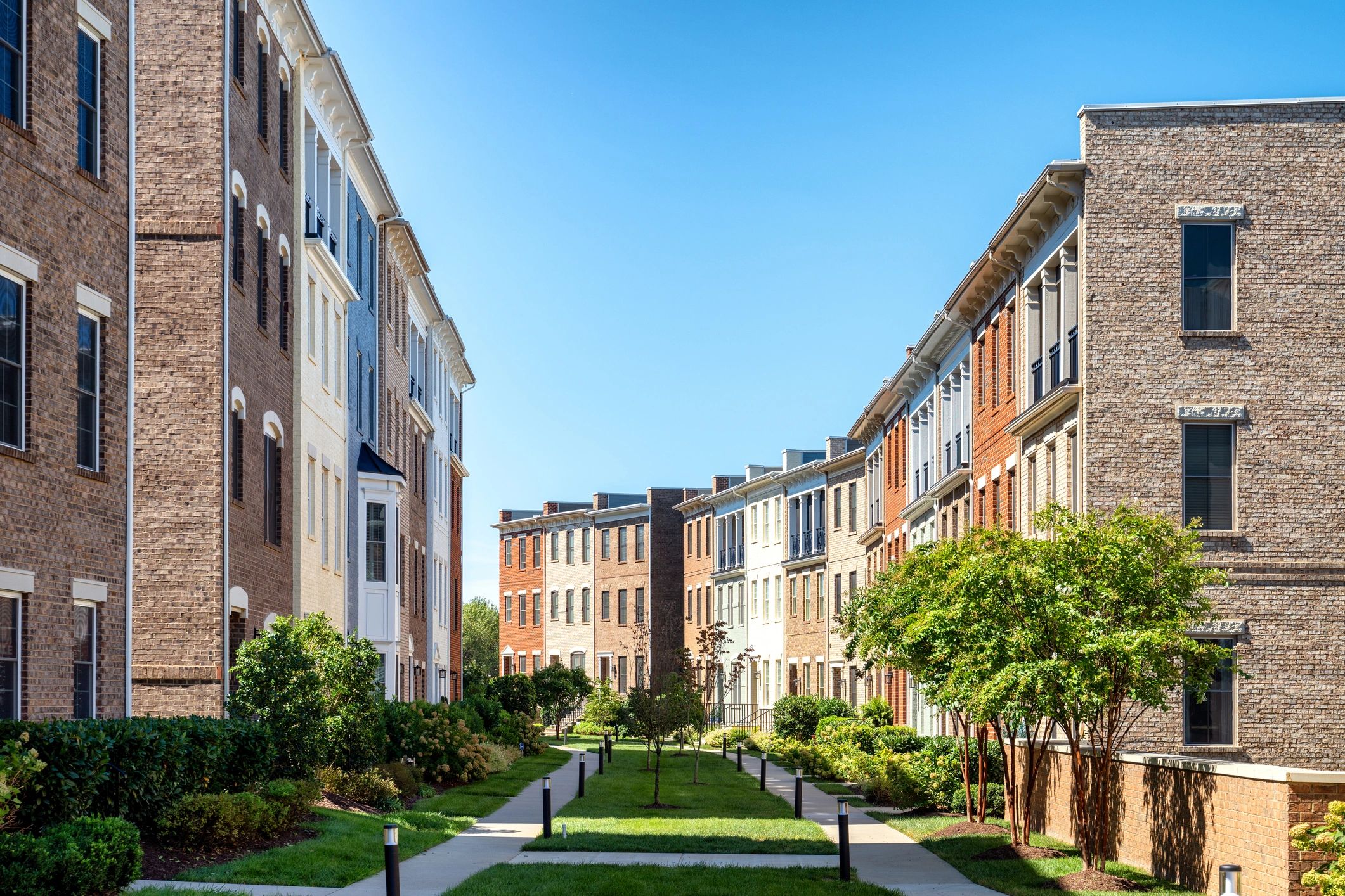 modern urban condominium building exterior